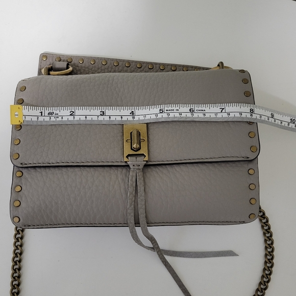 Rebecca Minkoff Taupe Studded Crossbody - Picture 7 of 15